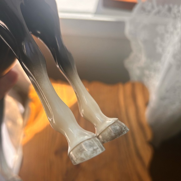 Vintage 1950s Breyer black/white western horse - Picture 13 of 14